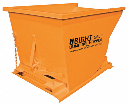 Self Dumping Hopper Orange 6 000 lb