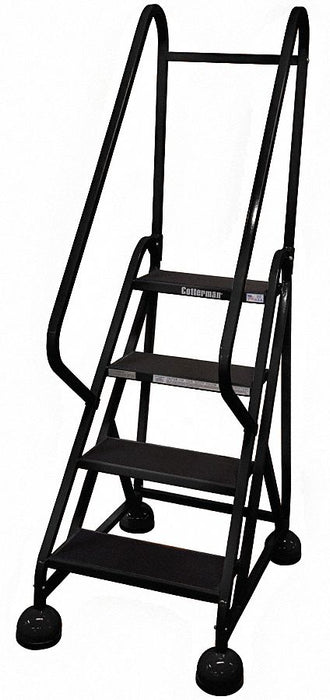 F2130 Rolling Ladder Hndrl Platfm 36 In H