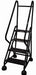 F2130 Rolling Ladder Hndrl Platfm 36 In H