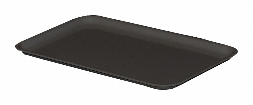 E9332 Lid 6.125 in W Fiberglass Black