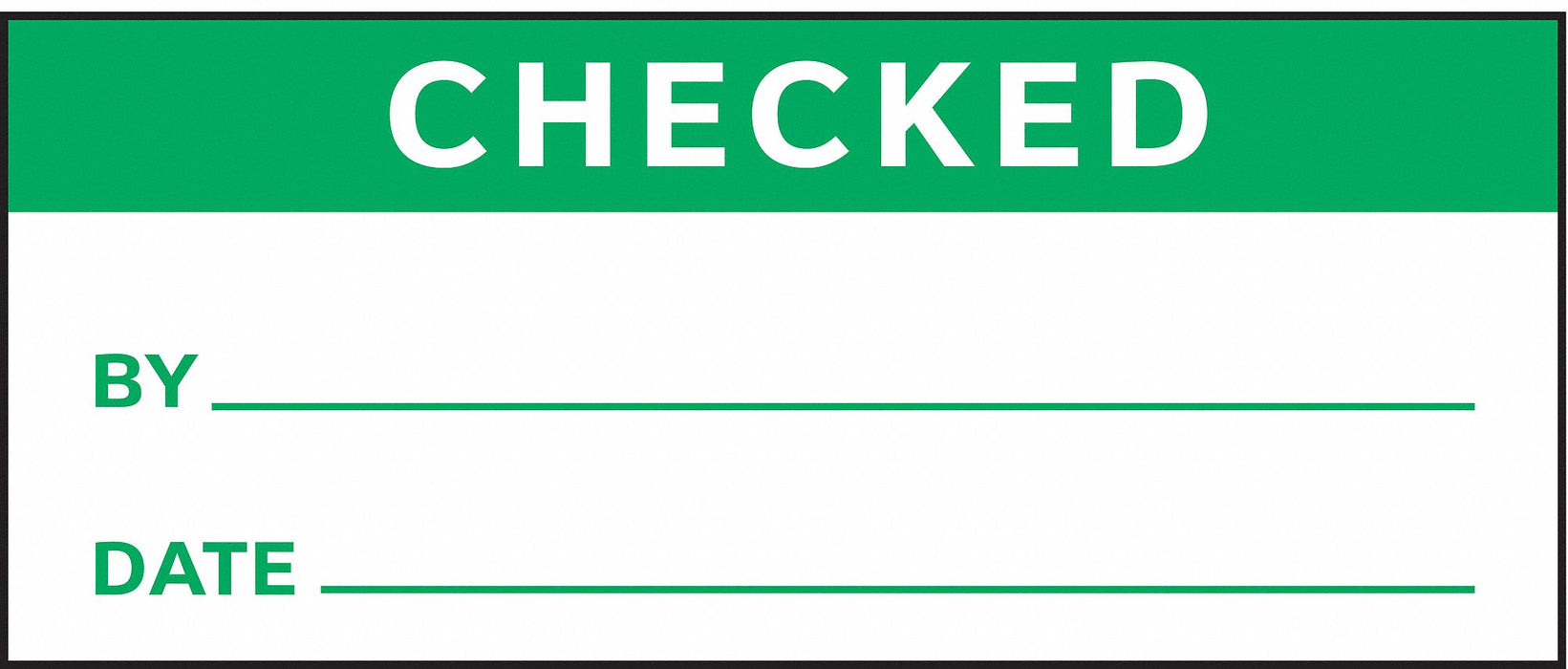 Inspection Label English Quality PK350