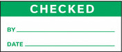 InspectionLabel Green/White PK350