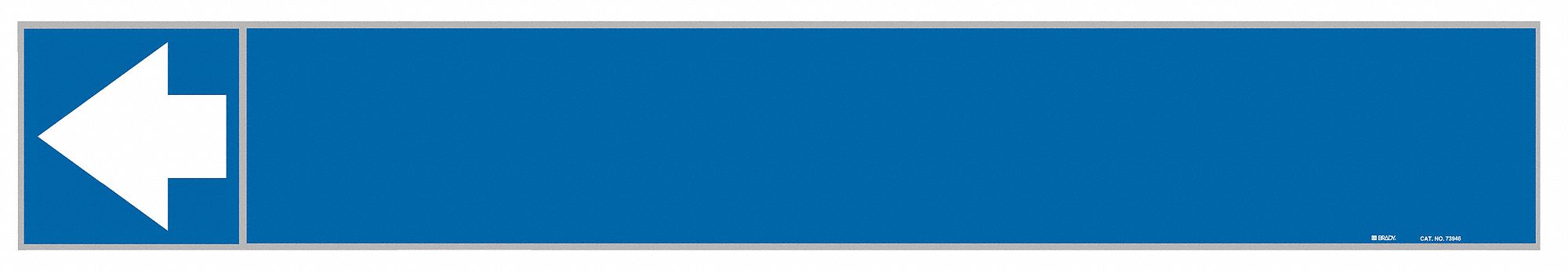 Pipe Marker Blank 2 in H 12 in W