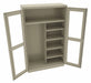 Storage Cabinet 78 x48 x18 Sand 5Shlv