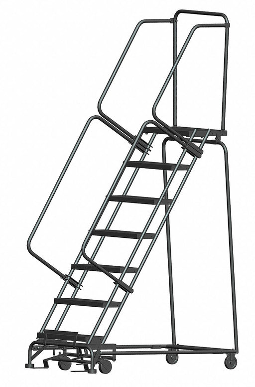 Lockstep Rolling Ladder Steel 70 In.H