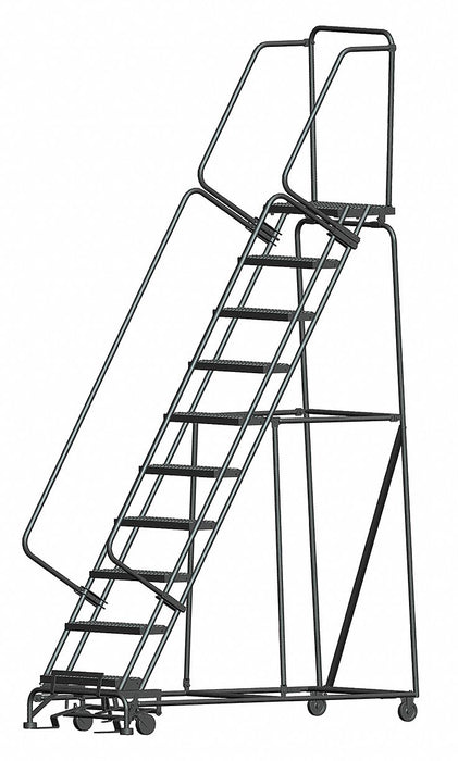 Lockstep Rolling Ladder Steel 100 In.H