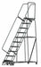 Lockstep Rolling Ladder Steel 100 In.H