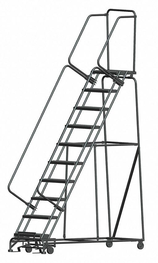 Lockstep Rolling Ladder Steel 100 In.H