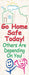 Safety Banner 74in x 28in Poly Sheeting