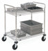 Wire Shelf Cart 2 Shelf 39x60x24
