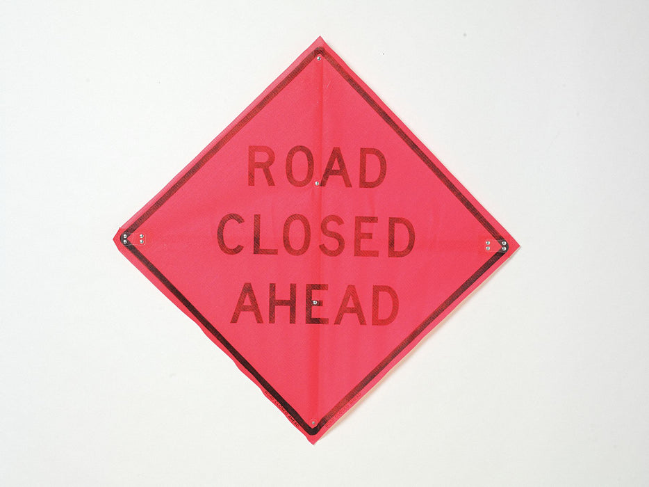 Traffic Sign 36 in x 36 in Orange