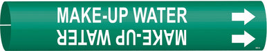 Pipe Mrkr Make Up Watr 13/16in H 4/5in W