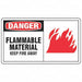 Safety Label 3 1/2 inx5 in Vinyl PK5
