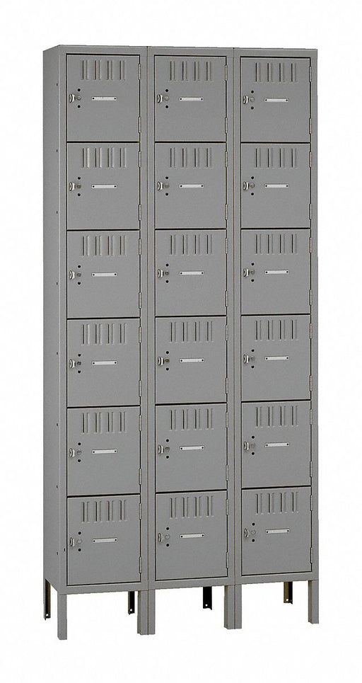 Bx Lckr 6x3Lckr Gray 78 x36 x12 UnAssm