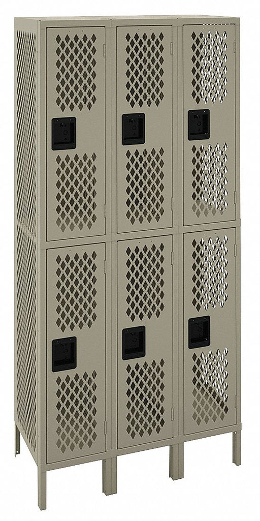 Wrdrb Lckr 2x3Lckr Sand 78 x36 x18 Assm