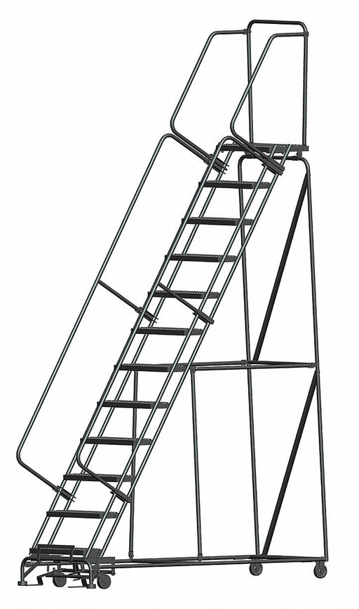 Lockstep Rolling Ladder Steel 120 In.H