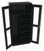 Storage Cabinet 78 x36 x18 Black 5Shlv