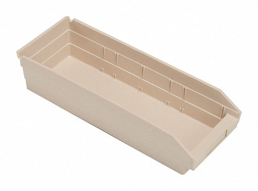 F0618 ShelfBin 17.875inL 6.625inW Plastic