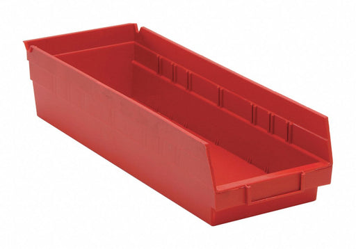 F0618 ShelfBin 17.875inL 6.625inW Plastic