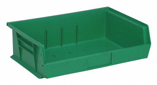F0606 Hang and Stack Bin Green PP 5 in