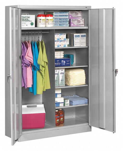 Storage Cabinet 78 x48 x24 LtGry 5Shlv