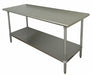 Fixed Work Table SS 72 W 36 D
