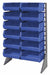 F1614 BinRailFlrRck 36inx54inx15in LdCp 50 lb