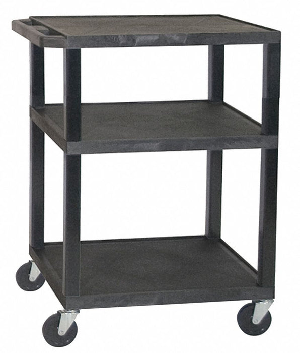 Utility Cart 300 lb Cap. Resin 2 Shlvs