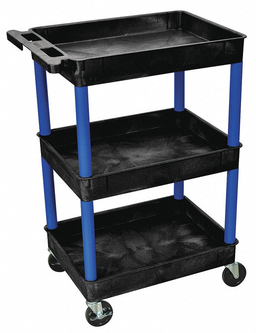 Utility Cart 300 lb Load Cap. 3 Shelves