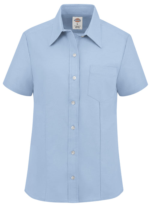 Women's Short-Sleeve Stretch Oxford Shirt