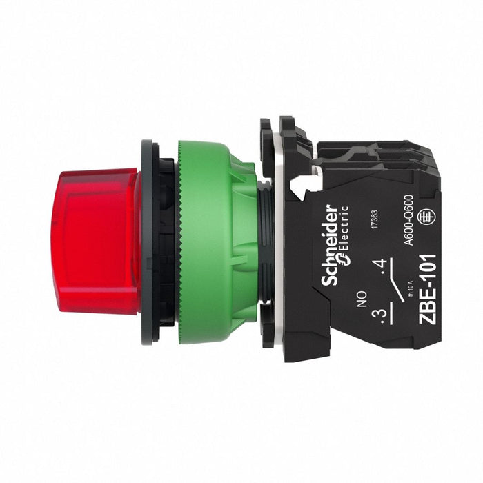 Selector Switch Illum 2 Pos 30mm Red