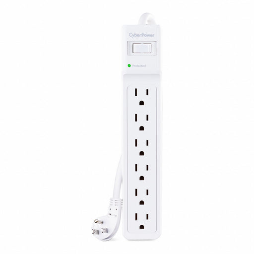 OutletStrip White 9-23/32in 6Outlets