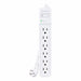 OutletStrip White 9-23/32in 6Outlets