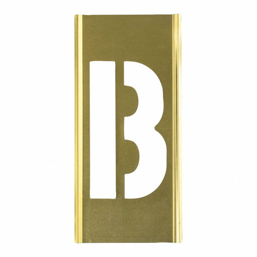 Individual Stencil Letter Brass