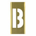 Individual Stencil Letter Brass