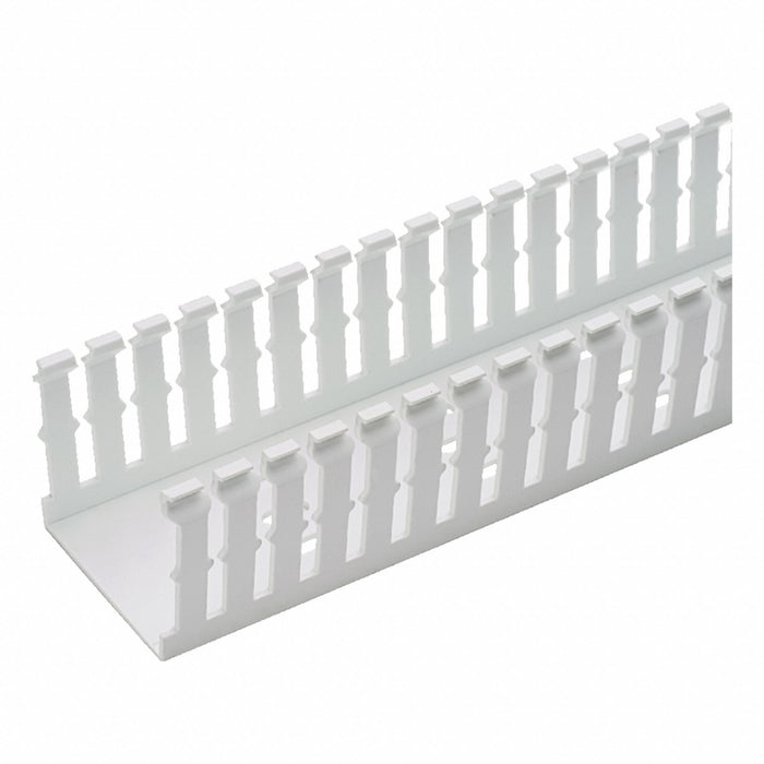 WIRE DUCT NARROW SLOT WHITE 1.75 W X 2 D