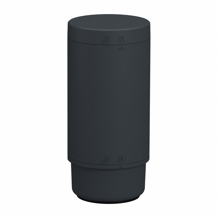 Tower Light Base 2 13/16 in Dia Gray