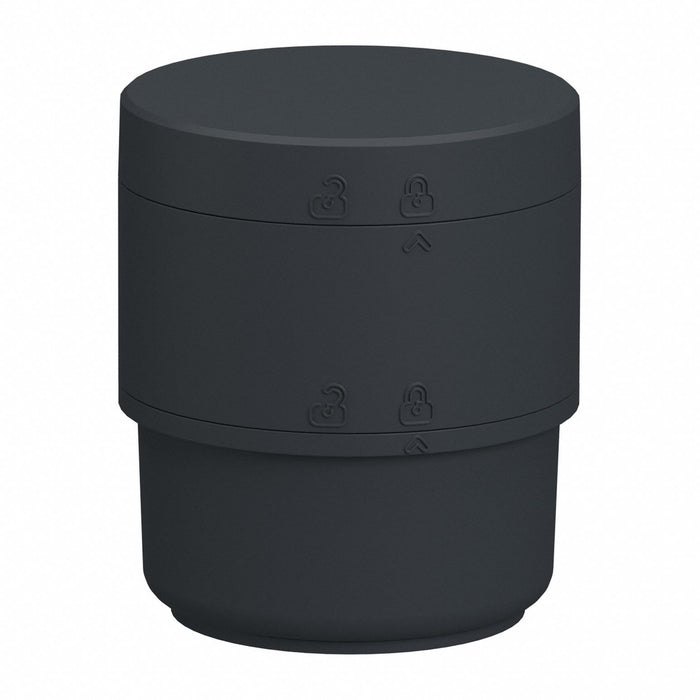 Tower Light Base 2 13/16 in Dia Gray