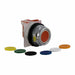 H7066 FlushPshButn Blk Blu Grn Org Red Ylw 1NC