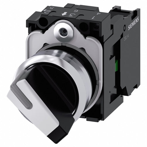 SelectorSwitch Illum 2Pos 22mm White
