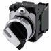 SelectorSwitch Illum 2Pos 22mm White