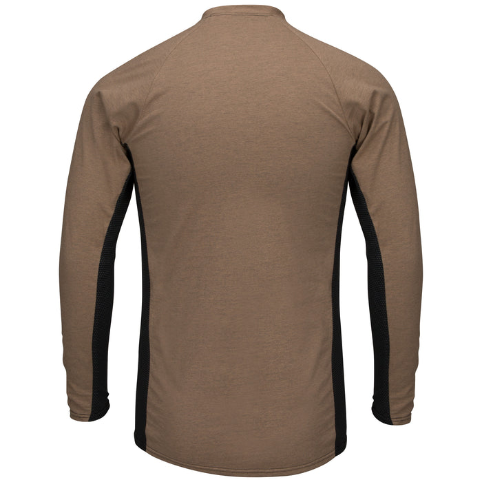 Men's FR Long Sleeve Base Layer with Concealed Chest Pocket