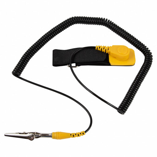 ESD Wrist Strap Adj 6 ft L Yellow/Black