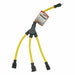 Cord Adapter 2 ft Yellow 3 Outlet