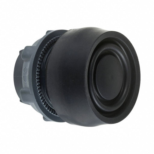 Flush Push Button Black Non-Illum 22mm