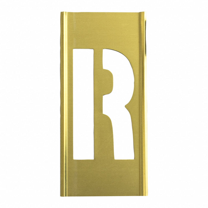 Individual Stencil Letter Brass