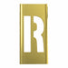 Individual Stencil Letter Brass