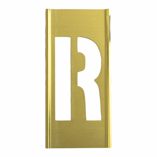 Individual Stencil Letter Brass