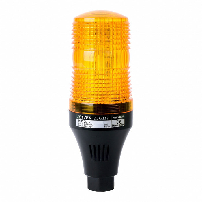 Warning Light Amber LED 110 - 220V AC