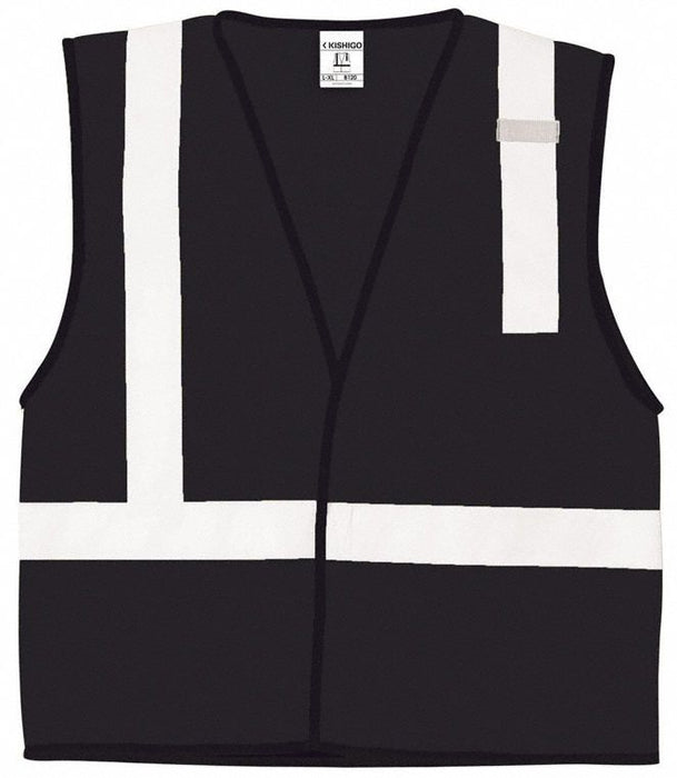 Safety Vest Black Size 4XL/5XL
